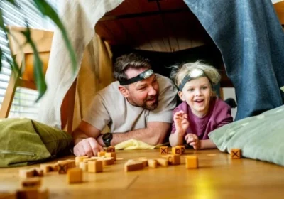 Dad doesn't have to be a superhero. It's enough for him to be there for his kids